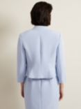 Phase Eight Daisy Fitted Peplum Jacket, Pale Blue