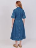 Vivere By Savannah Miller Romy Denim Midi Shirt Dress, Blue