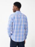 Crew Clothing Russel Slim Fit Brushed Cotton Shirt, Blue/Multi