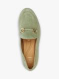 Dune Grandeur Suede Snaffle Trim Loafers