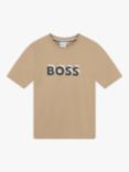 BOSS Kids' Embossed Logo Short Sleeve T-Shirt