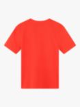 BOSS Kids' Logo Short Sleeve T-Shirt, Red