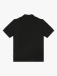 BOSS Kids' Short Sleeve Cotton Pique Polo Shirt, Black