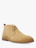 Dune Cashed Suede Lace Up Chukka Boots, Beige