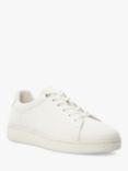 Dune Theons Leather Lightweight Trainers, White-leather