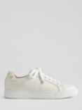 L.K.Bennett Signature Low Top Leather Trainers, White