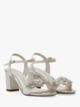 Rainbow Club Mia Wide Fit Wedding Sandals, Ivory Satin