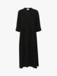 MY ESSENTIAL WARDROBE Lima Flora Button Maxi Dress, Black