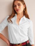 Boden Sienna Cotton Shirt, White