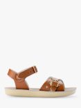 Salt-Water Kids' Leather Sweetheart Cut Out Two Part Sandals
