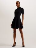 Ted Baker Miiaaa Knitted Skater Dress, Black