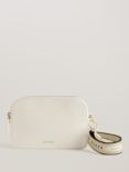 Ted Baker Dailiah Branded Webbing Leather Camera Bag, White