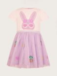 Monsoon Baby Bunny Disco Dress, Lilac