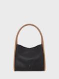 Hobbs Hurlingham Leather Tote Bag, Black/Multi