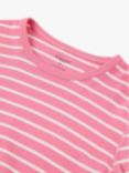 Polarn O. Pyret Adult Organic Cotton Stripe Pyjamas, Pink