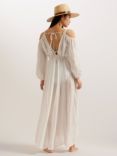 Ted Baker Daeseey Embroidered Maxi Cover Up, Ivory
