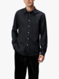 J.Lindeberg Slim Comfort Tencel Shirt, Black