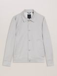 Ted Baker Felix Compact Cotton Chore Jacket, Light Grey