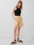 French Connection Alania Tailored City Shorts, Biscotti