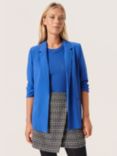 Soaked In Luxury Shirley 3/4 Sleeve Blazer, Beaucoup Blue