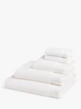John Lewis Organic Cotton Towels, White