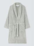 John Lewis Egyptian Cotton Unisex Bath Robe, Dove Grey