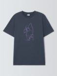 Kin Botanical T-Shirt, Grey/Purple
