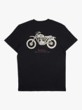 Deus ex Machina Organic Cotton Classic Parilla T-Shirt, Black