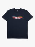 Deus ex Machina Seasider Classic Print T-Shirt, Navy