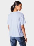 Sweaty Betty Soft Flow Studio T-Shirt, Salt Blue