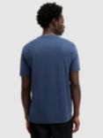 AllSaints Brace Short Sleeve Crew T-Shirt, Pack of 3, Opt Wht/Blue/Blue