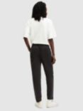 AllSaints Rhode Organic Cotton Blend Trousers, Liquorice Black