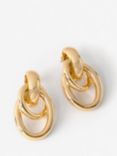 Mint Velvet Large Multi Linked Hoop Earrings, Gold