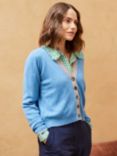 Brora Cashmere Contrast Trim Cardigan