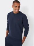 Crew Clothing Logo Sweatshirt, Dark Blue