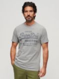 Superdry Classic Heritage T-Shirt, Ash Grey Marl