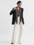 Reiss Petite Claude Flared Trousers