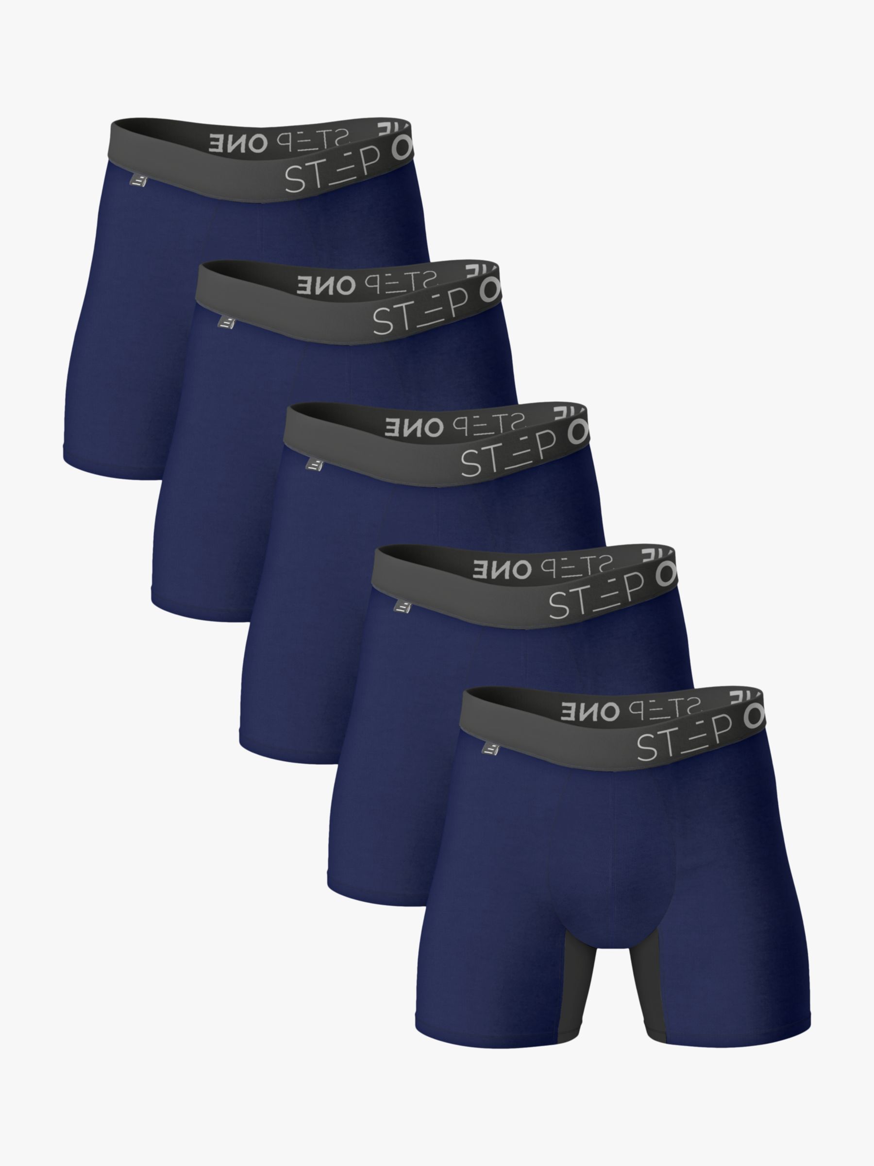 Step One Bamboo Trunks, Pack of 5, Ahoy Sailor at John Lewis