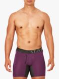Step One Bamboo Boxer Briefs With Fly, Pack of 5, Juicy Plums