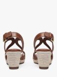 Radley Florence Close Leather Wedge Sandals, Tan