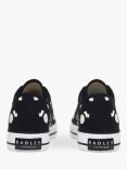 Radley Low Canvas Spot Trainers, Black