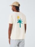 La Paz Print T-Shirt, Palm Ecru