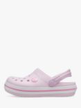 Crocs Kids' Crocband Clogs, Ballerina Pink