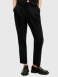 AllSaints Nellie Pleat Front Tailored Trousers, Black