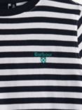 Barbour Kids' Striped Finley T-Shirt, Navy