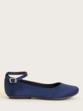 Monsoon Kids' Epp Ballerina Shoes, Navy