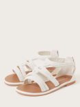 Monsoon Kids' Beaded Communion Sandals, Ivory