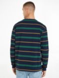 Tommy Jeans Stripe Long Sleeve T-Shirt, Navy/Multi