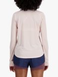 New Balance Athlete Long Sleeve Top, Quartz Pink