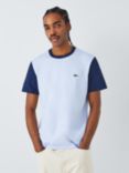 Lacoste Regular Fit Colourblock Jersey T-Shirt, Blue
